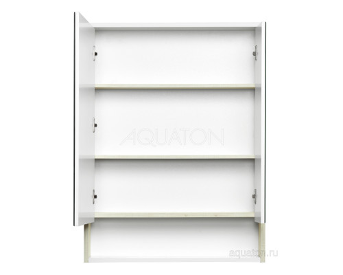 Зеркальный шкаф Aquaton Рико 65 белый, ясень фабрик 1A215202RIB90
