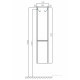 Шкаф - колонна Aquaton Лондри белый 1A236203LH010