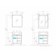 Зеркало Aquaton Рико 65 1A216402RI010