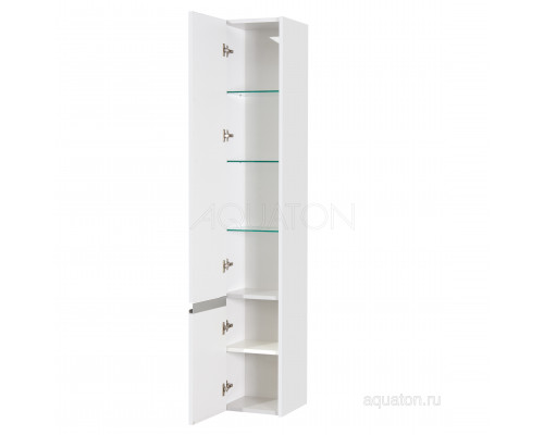 Шкаф - колонна Aquaton Капри левый белый глянец 1A230503KP01L