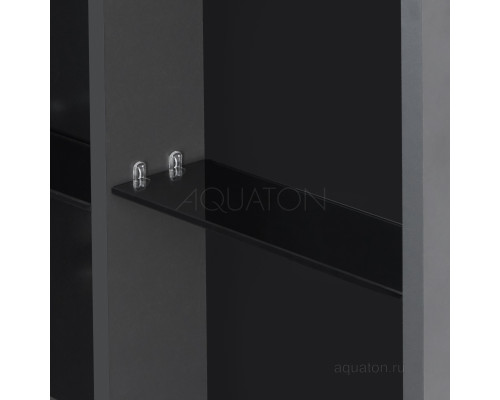 Зеркальный шкаф Aquaton Сохо 60 графит правый 1A258302AJA0R