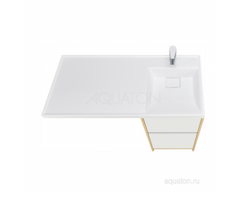 Тумба под раковину AQUATON Лондри 40 Дуб Сантана без фасада 1A267001LH0C0