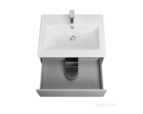 Тумба под раковину AQUATON Форест 60 туманный серый 1A278201FR4D0