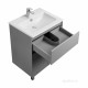 Тумба под раковину AQUATON Форест 60 туманный серый 1A278201FR4D0