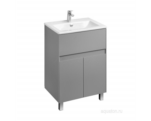 Тумба под раковину AQUATON Форест 60 туманный серый 1A278201FR4D0