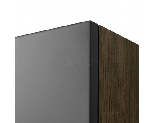 Шкаф - колонна Aquaton Терра 1-створчатый дуб кантри, антрацит 1A247503TEKA0