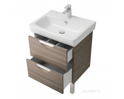 Тумба под раковину Aquaton Сильва 60 дуб макиато 1A211801SIW50