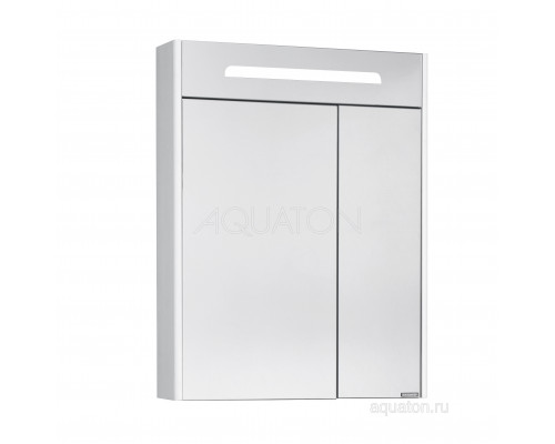 Зеркальный шкаф Aquaton Сильва 60 дуб полярный 1A216202SIW70