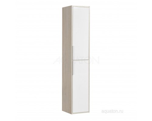 Шкаф - колонна Aquaton Рико белый, ясень фабрик 1A216603RIB90