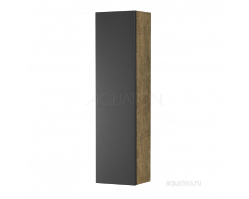 Шкаф навесной AQUATON модуль Терра 24 дуб кантри, антрацит 1A247403TEKA0