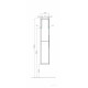 Шкаф - колонна Aquaton Рико белый, ясень фабрик 1A216603RIB90
