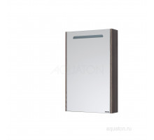 Зеркальный шкаф Aquaton Сильва 50 дуб макиато 1A215502SIW5L