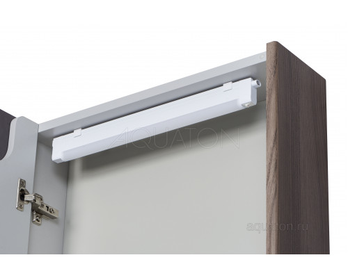 Зеркальный шкаф Aquaton Сильва 50 дуб макиато 1A215502SIW5L