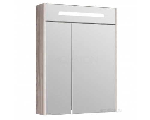 Зеркальный шкаф Aquaton Сильва 60 дуб фьорд 1A216202SIW60