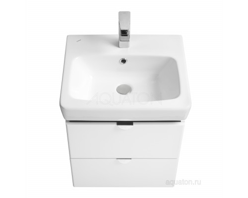 Тумба под раковину Aquaton Скай PRO 50 белый глянец 1A238001SY010