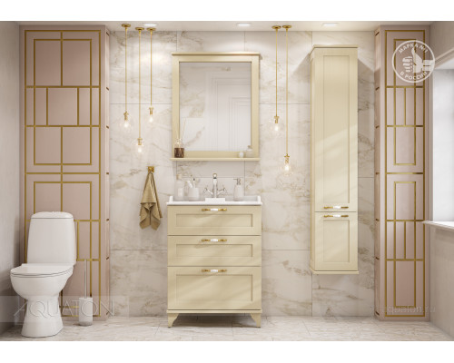 Шкаф - колонна Aquaton Леон дуб бежевый 1A186503LBPR0