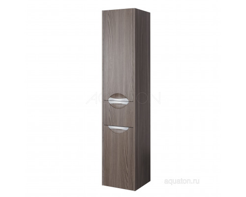 Шкаф - колонна Aquaton Сильва левый дуб макиато 1A215603SIW5L