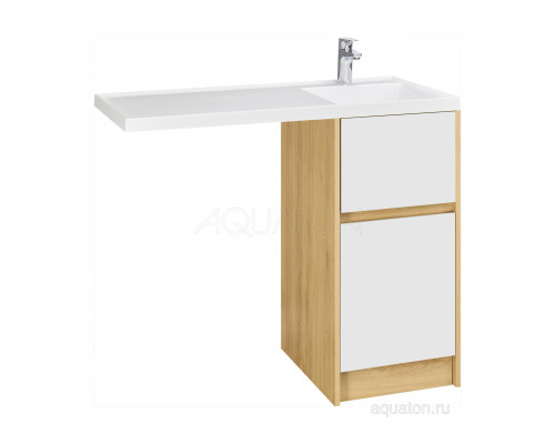 Фасад Лондри 40 к-т Белый 1A274901LH010 AQUATON
