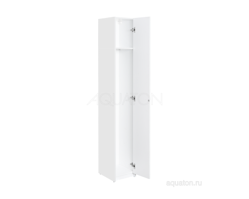 Шкаф - колонна Aquaton Лондри белая, узкая 1A260603LH010
