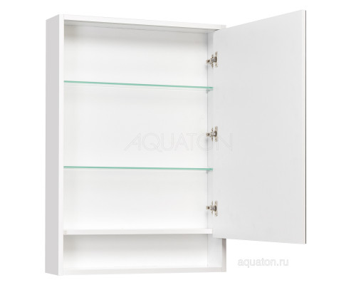 Зеркальный шкаф Aquaton Капри 60 белый глянец 1A230302KP010