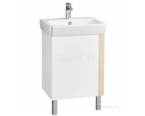 Тумба под раковину Aquaton Кантри 55 белый, дуб верона 1A257601AHB20