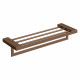 Полка для полотенец Qubic Brushed Bronze