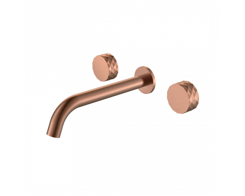 Смеситель из стены STICK DIAMOND на 3 отв. COPPER BRUSHED