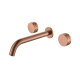 Смеситель из стены STICK DIAMOND на 3 отв. COPPER BRUSHED