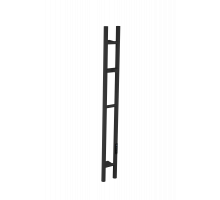 Полотенцесушитель электрический 2-трубы круглый BLACK