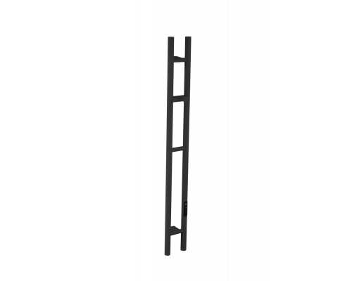 Полотенцесушитель электрический 2-трубы круглый BLACK