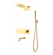 Душевая система с изливом Boheme Fusion Gold