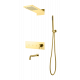 Душевая система с изливом Boheme Fusion Gold