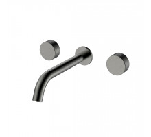 Смеситель из стены STICK SPIRALE на 3 отв. Gun Metal