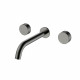 Смеситель из стены STICK SPIRALE на 3 отв. Gun Metal