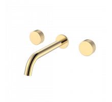 Смеситель из стены STICK LINEA на 3 отв. GOLD