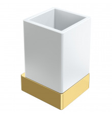 Стакан настенный Qubic Gold
