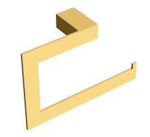 Полотенцедержатель кольцо Qubic Gold