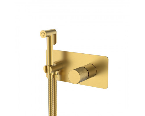 Смеситель гигиенический STICK Matt Gold SPIRALE Boheme