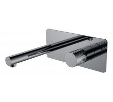 Смеситель STICK из стены Shine Gun Metal DIAMOND Boheme