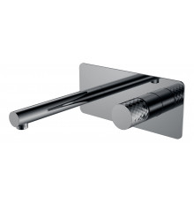 Смеситель STICK из стены Shine Gun Metal DIAMOND Boheme