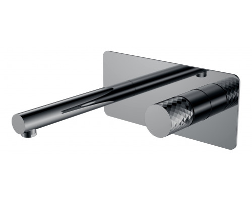 Смеситель STICK из стены Shine Gun Metal DIAMOND Boheme