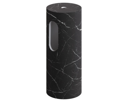 Пьедестал для раковины рифленый Corian 300*720 Nero Marquina