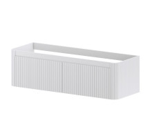 Тумба без раковины VOI рифл. 140см MATT WHITE