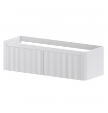 Тумба без раковины VOI рифл. 140см MATT WHITE
