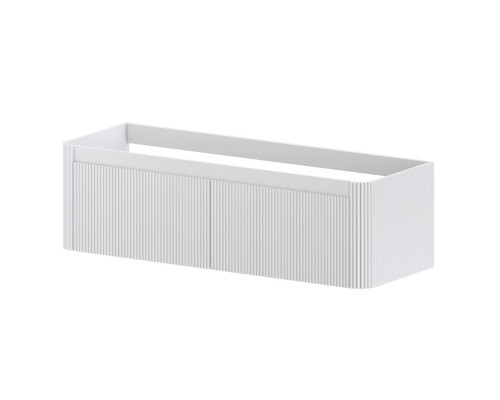 Тумба без раковины VOI рифл. 140см MATT WHITE