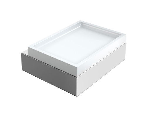 Мыльница настенная Qubic Chrome