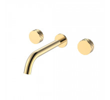Смеситель из стены STICK DIAMOND на 3 отв. GOLD