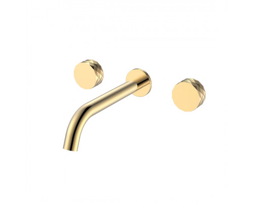 Смеситель из стены STICK DIAMOND на 3 отв. GOLD