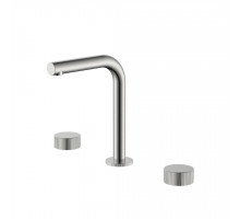 Смеситель на столешницу STICK LINEA на 3 отв. Nickel Brush