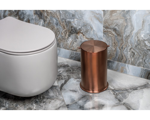 Ведро для мусора с вращающейся крышкой Copper Brushed